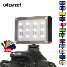 CardLite Мини Портативный видео камера светодиодный светильник для DSLR Canon Nikon с фильтром 12 цветов гель Dimmable светодиодный Fotografia светильник ing