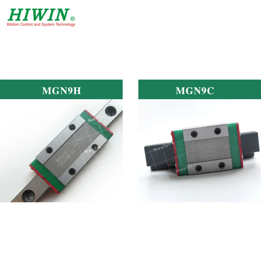 HIWIN MGN9C MGN9H мини MGN9 слайдер с 100 мм 200 мм 300 мм 400 MGN 9 C линейной направляющей для 3d принтера ЧПУ части 9 MGN