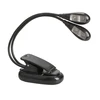 Super Dual Flexible Arms 4 LED Flexible Book Light Clip-on Lamp For Piano Laptop Book Reading ► Photo 2/6