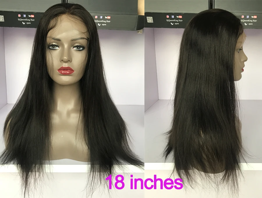 lace front 18 inches straight