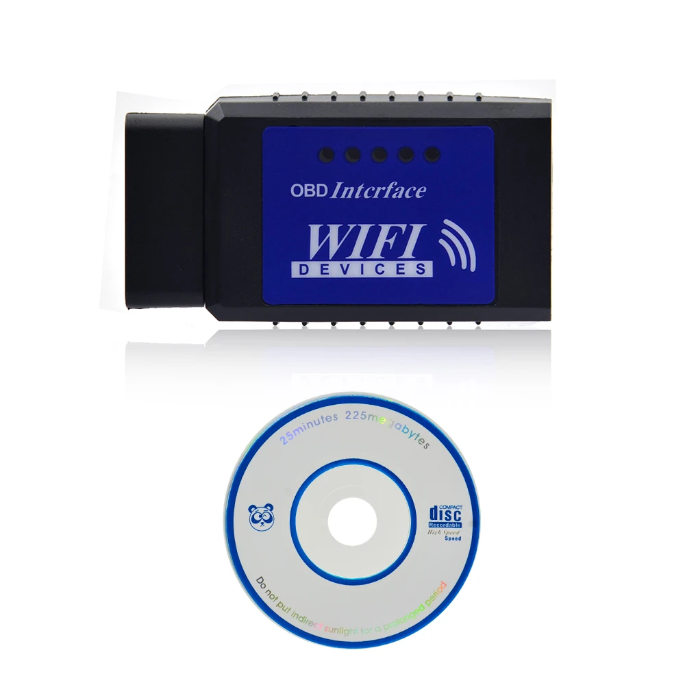 Универсальный OBD2 wifi ELM327 V 1,5 сканер для iPhone IOS Android АВТО OBDII диагностический инструмент OBD 2 ELM 327 V1.5 Wi-Fi ODB2