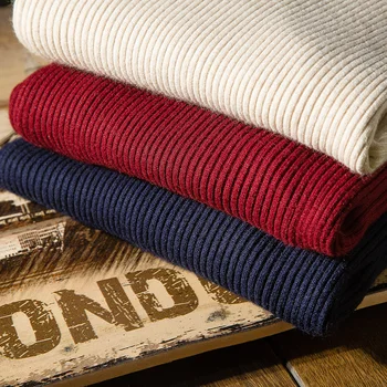 

2019 Turtleneck Sweater Men Solid Christmas Knitted Sweater Men High Neck Men's Sweater Male Pullover 2019 Winter knitwear MY09