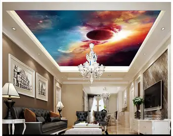 

Custom 3d photo wallpaper 3d ceiling murals wallpaper Dazzle colour star condole carries on the murals frescoes home decor