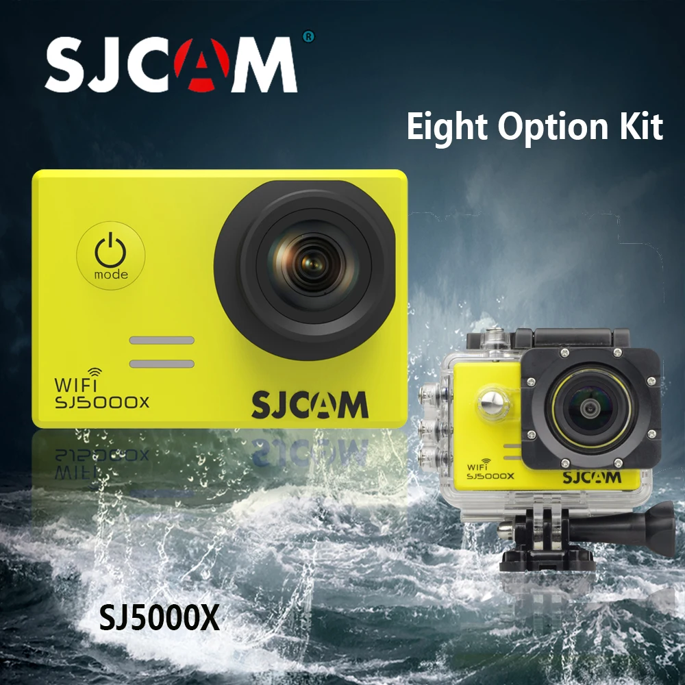SJCAM SJ5000X Elite Action Camera SJ 5000 4K Gyro Sports Helmet Cam 2.0 LCD Gopro Hero 4 Style Diving Waterproof Sport Camera