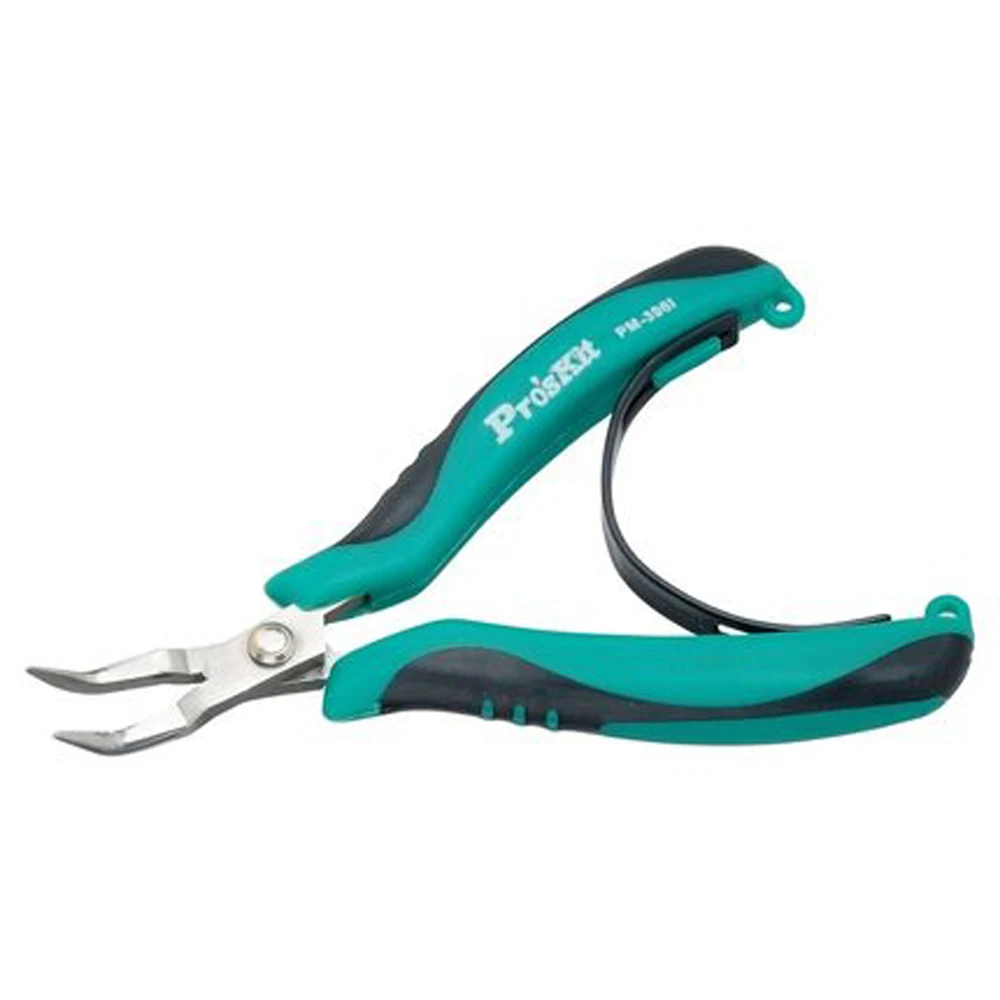 PM-396I Pro'sKit Original Stainless Steel AISI420 Bent Nose Plier Wire Wrapping Beading Jewelry Wire Wrapping PM-396I Pro'sKit Original Stainless Steel AISI420 Bent Nose Plier Wire Wrapping Beading Jewelry Wire Wrapping