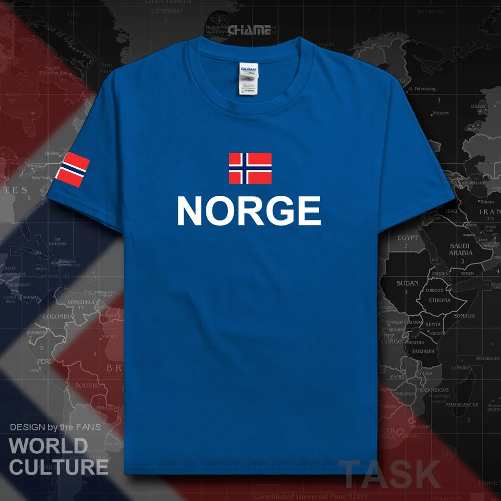 Норвежские Norge мужские футболки мода 2017 Джерси футболка национальной команды