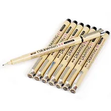 Профессиональный Pigma арт маркером для рисования эскиз архивных Черный Щетка Для Удаления Чернил канцелярские анимации товары для рукоделия