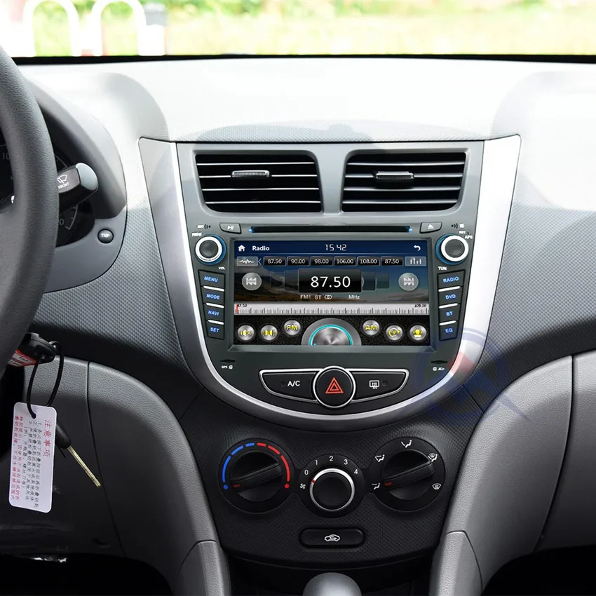 2din автомобильный DVD GPS для Hyundai Solaris Verna Accent I25 головное устройство Радио Видео
