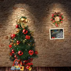 Фон Рождество фотографии винтажная кирпичная стена фотографии фонов фотографический с Рождеством красивые елки Декор