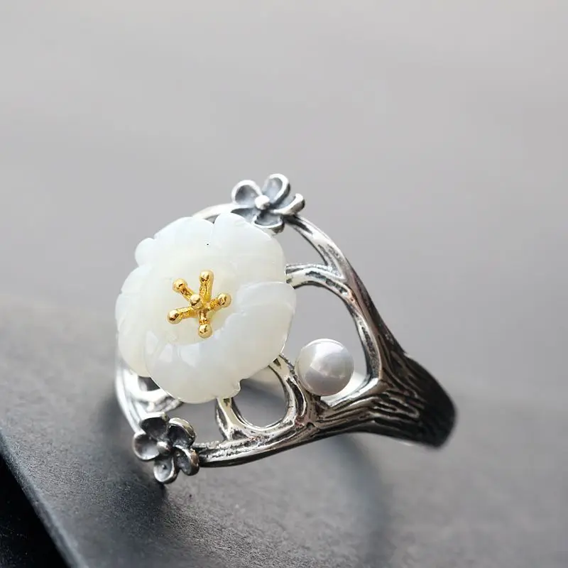 

Thai silver ring opening 925 sterling silver ring restoring ancient ways