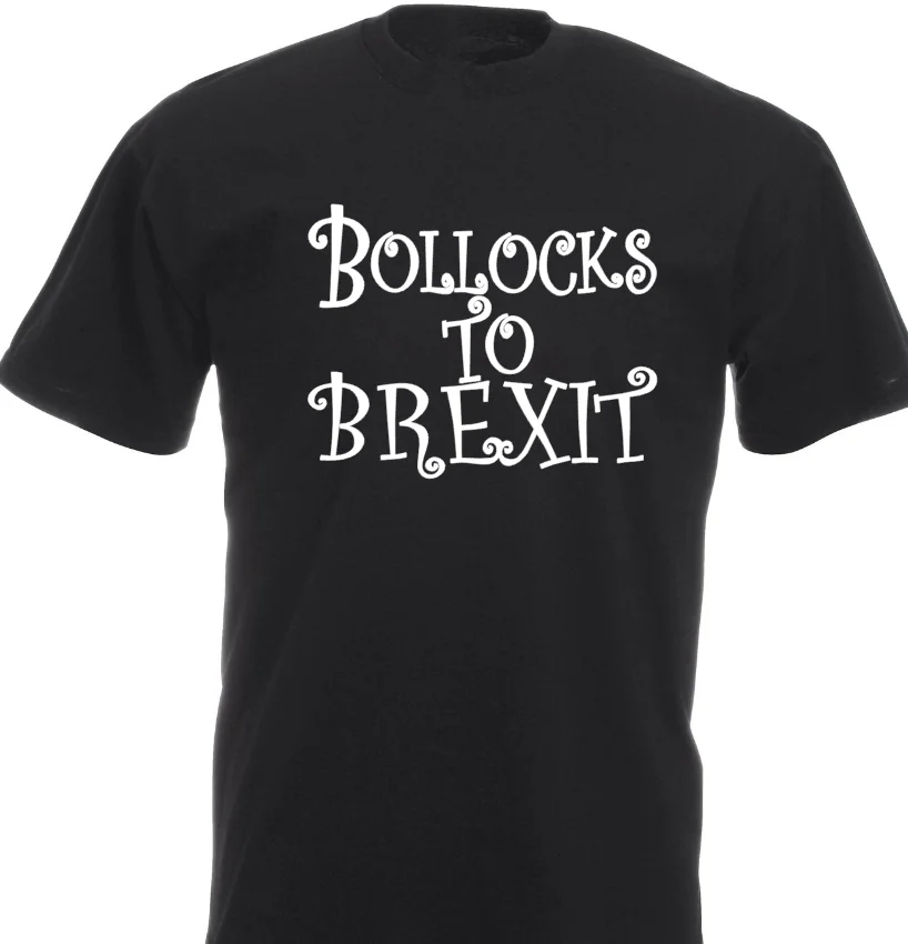 Женские топы Bollocks to Brexit футболка остаются ЕС Европа забавная шутка Европейский