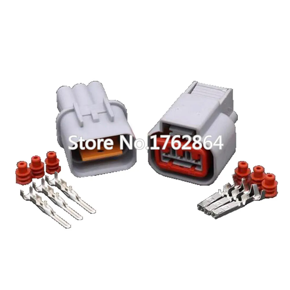 Buy 3 Pin Car Electrical Female And Male Plug Waterproof Auto Connector With