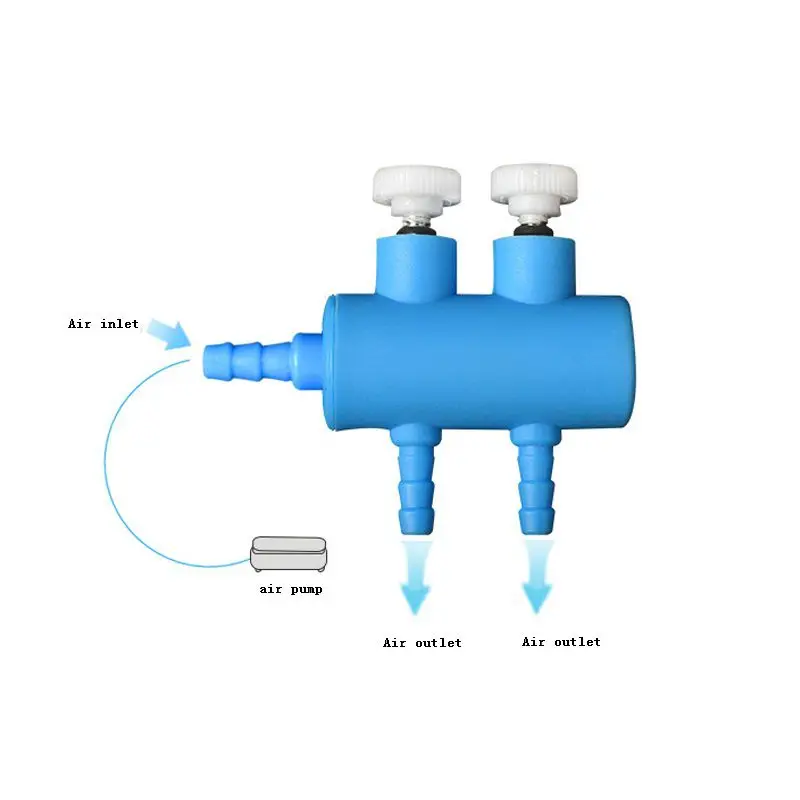 

4/6/8/10/12 Way Aquarium Air Flow Control Inflow Pipe Distributor Splitter Pump Fish Tank Accessories