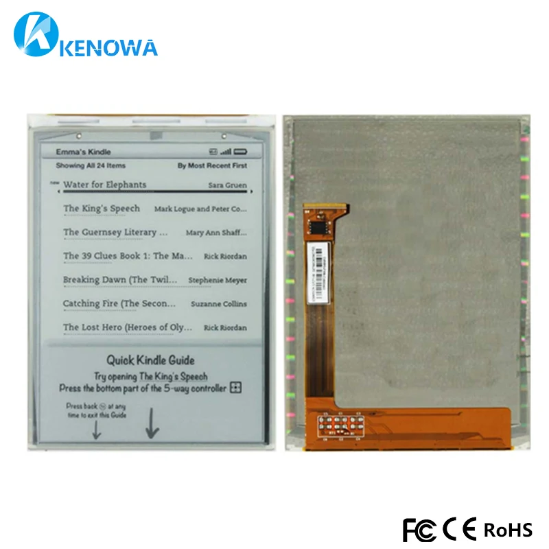

6" LCD Screen ed060scf ED060SCF(LF)T1 For amazon kindle D01100 Amazon kindle 4 Ebook Reader Display