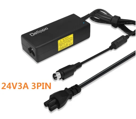 Delippo 24V 3A 3PIN 72W AC адаптер питания зарядное устройство для NCR RealPOS 7197 POS Термальный чековый принтер для EPSON PS180 PS179 Delippo 24V 3A 3PIN 72W AC адаптер питания зарядное устройство для NCR RealPOS 7197 POS Термальный чековый принтер для EPSON PS180 PS179