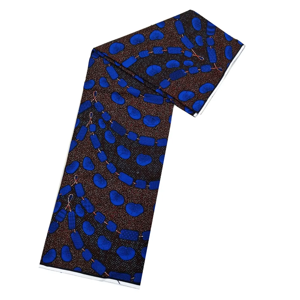 

2019 Real dutch wax latest fashion hot sale wax fabric wholesale price Guangzhou factory v739