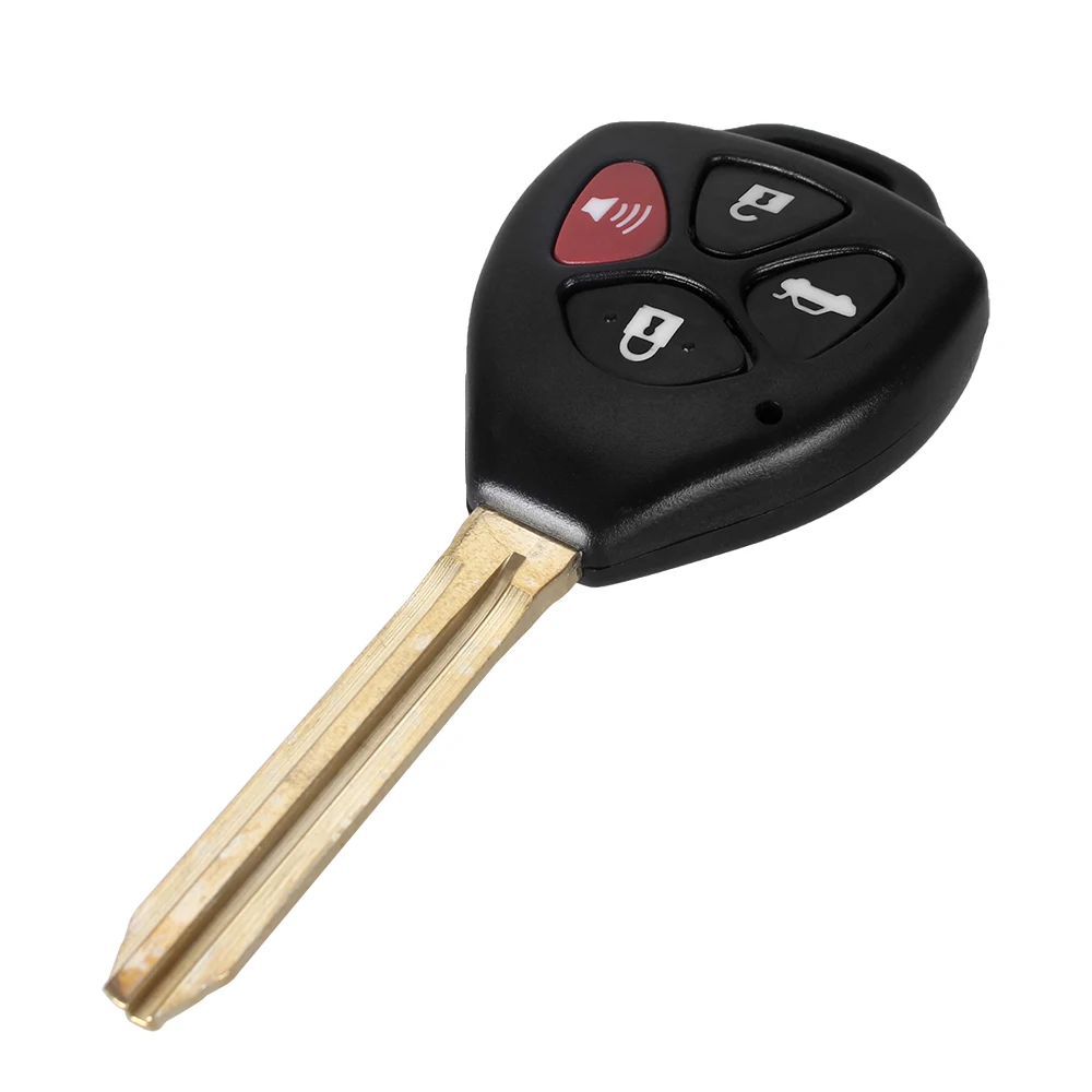 Tanie KEYYOU 2 3 4 przyciski etui na kluczyki do samochodu Fob dla Toyota Camry sklep