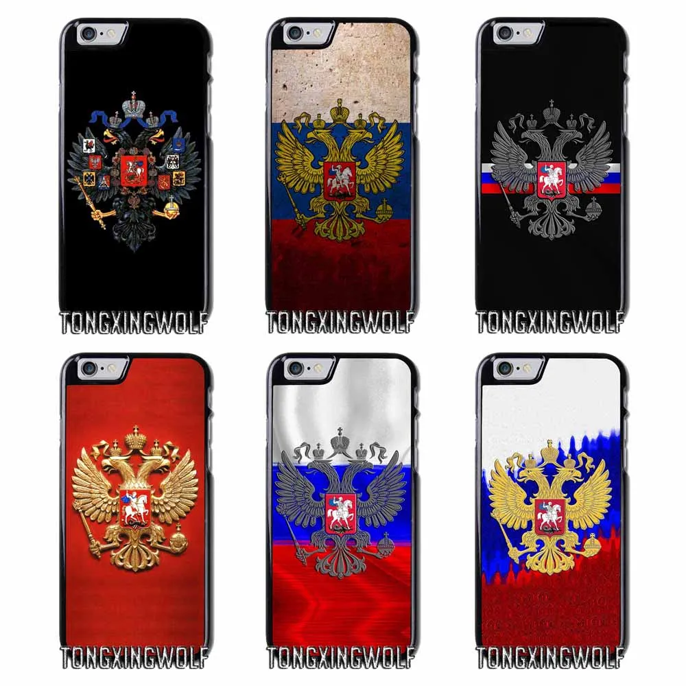 Герб России флаг чехол для iPhone 4S 5S SE 6 S 7 8 XR XS Max samsung Note 9 S5 S6 S7 край S8 S9 S10 рlus