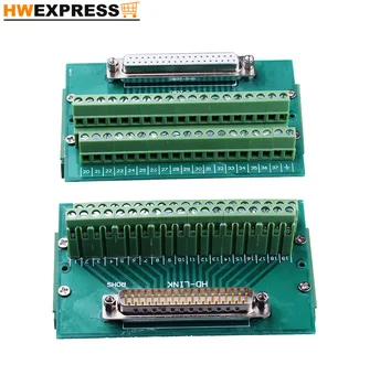 

DB37 connecting line terminal DP37 transfer board DB37 straight head female head terminal board free welding double layer termin