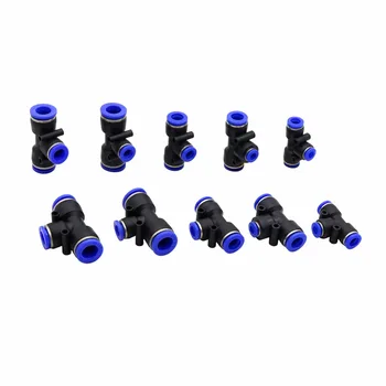 

6Pcs Garden Water Reducing Slip Lock Quick Tee Mist Cooling Nozzle Connection Accessories Agriculture Irrigation Quick Coupling