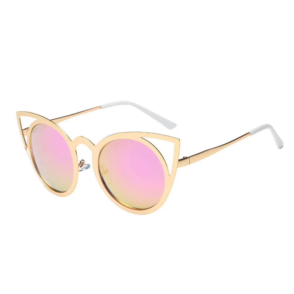 Feitong, новые модные солнцезащитные очки с большим котом, металлическая оправа, женские очки, женские солнцезащитные очки, Oculos feminino de sol,# EW