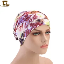 Головной убор неограниченный хлопок Расслабляющая шапочка s Женская кепка chemo для рака выпадения волос шапки