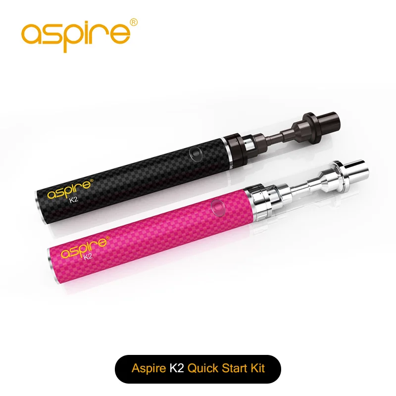 Электронная сигарета Aspire K2 Quick Start Kit Bypass Vape кальян ручка 1 8 мл испаритель бак с 800