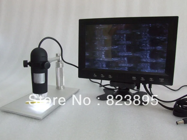 Алюминиевый сплав кронштейн AV 400x HD Digtal микроскоп, AV КПК эндоскопа камерой, адаптироваться к ТВ, ЖК-дисплей монитор
