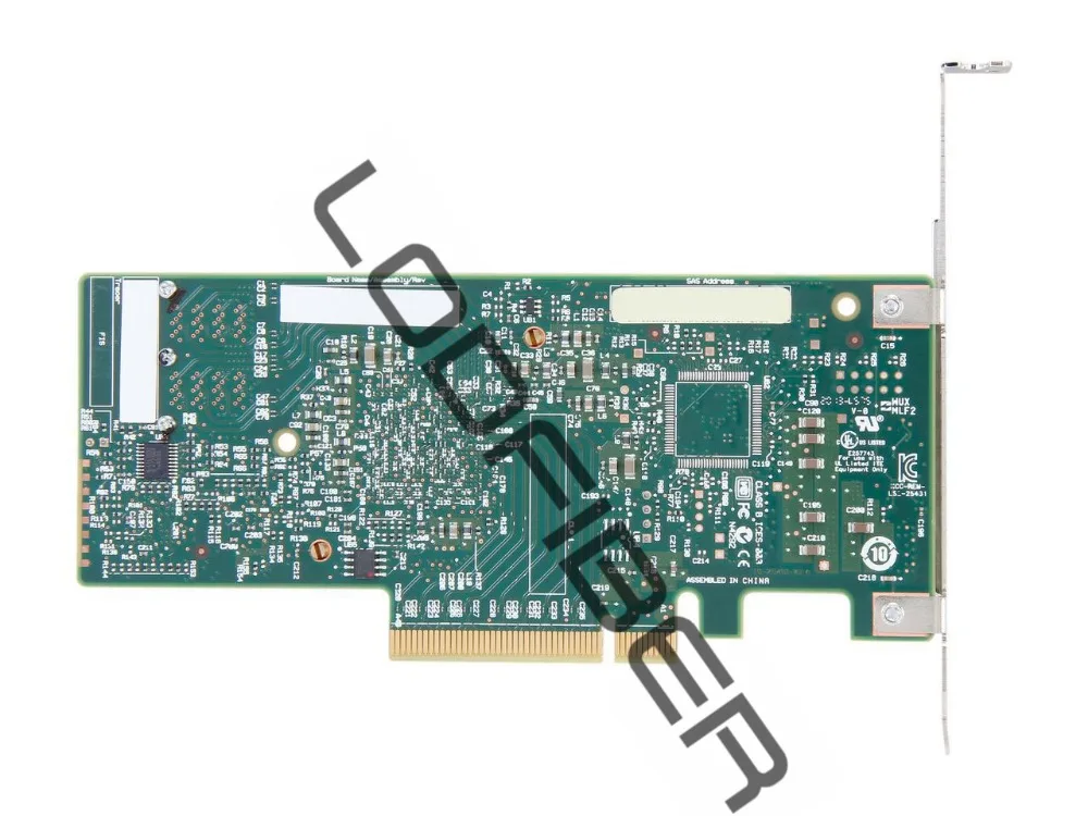 Адаптер хоста шины для LSI SAS3008 9300 8I PCI E 3 0 SATA / SAS 8 Port SAS3 12 ГБ/сек.|Оптоволоконное