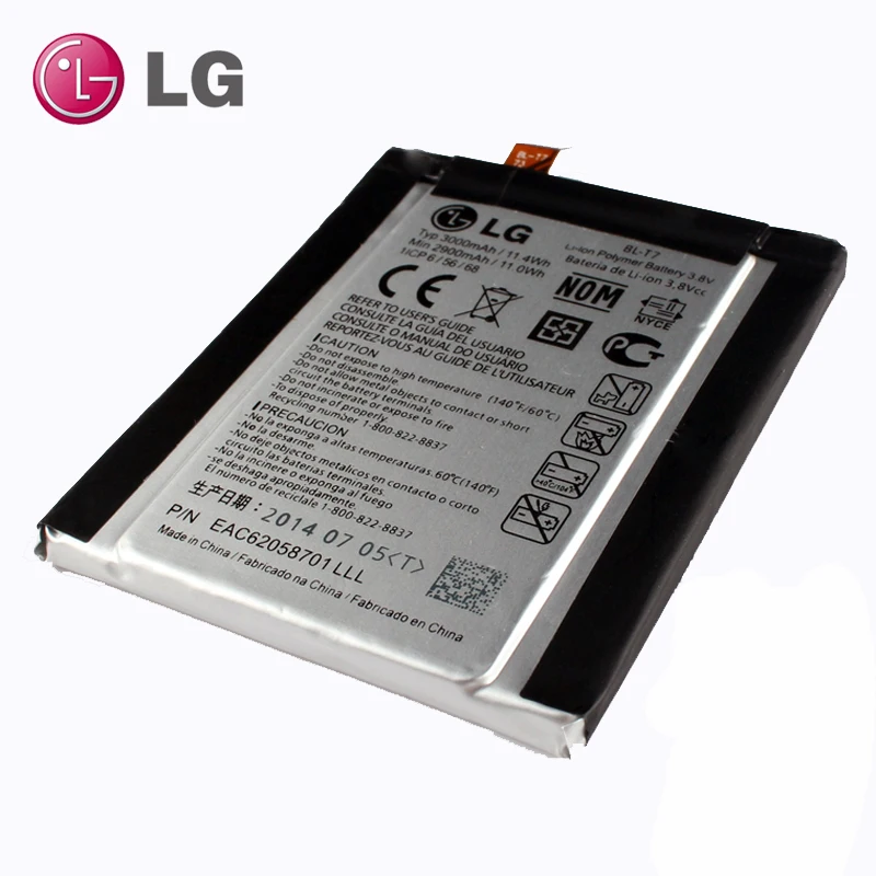 

Original LG Internal Battery for LG G2 D800 D801 D802 LS980 VS980 BLT7 BL-T7