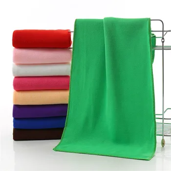 

1PC Solid Color Microfiber Fabric 30*70cm Face Towel Quick-Dry Health Skin care Towel Environmental protection Kitchen Towel
