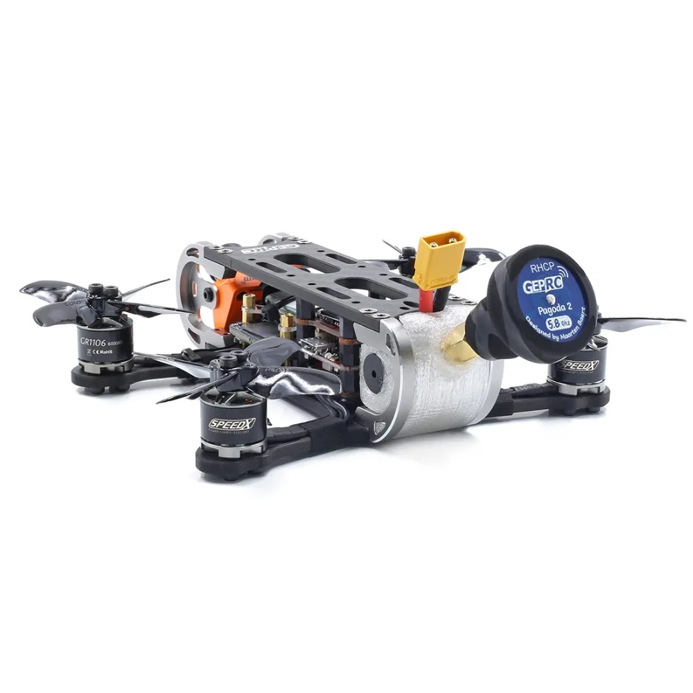 

GEPRC GEP-CX Cygnet 2 115mm 2 Inch RC Racing Drone Stable F4 20A 48CH RunCam Split Mini 2 1080P HD FPV Quadcopter BNF/PNP Kit