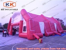 Long Huge arch type inflatable tents for commercial rental