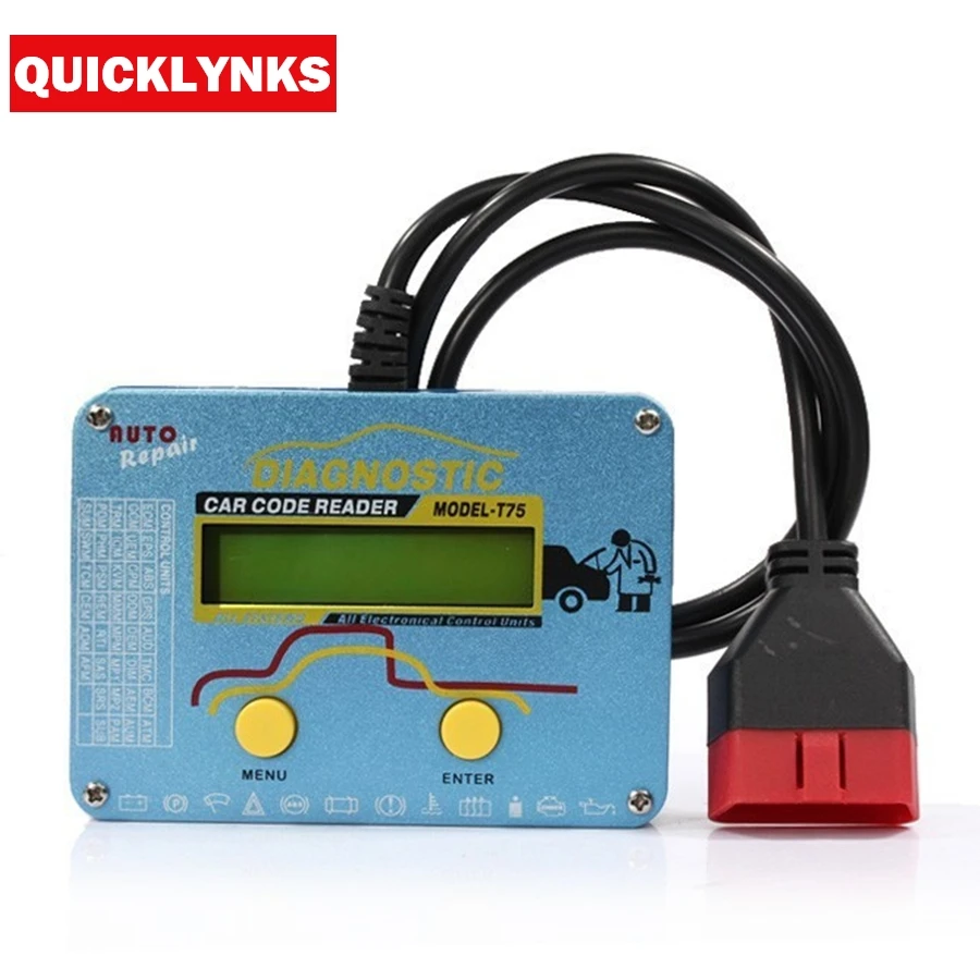 Professional Auto Code Reader T75 for Volvo OBD2 Code Scanner With Good