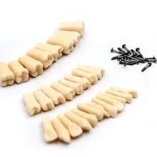 28pcs/pack Dental Simulation Teeth Tooth Grain Teaching Model Dental Lab Material Simulated Teeth Model for Dentist Exam