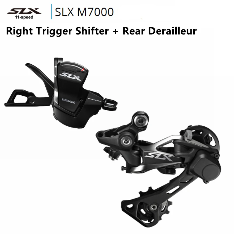 

Shimano SLX M7000 11 Speed Trigger Shifter + 11 Speed Rear Derailleurs