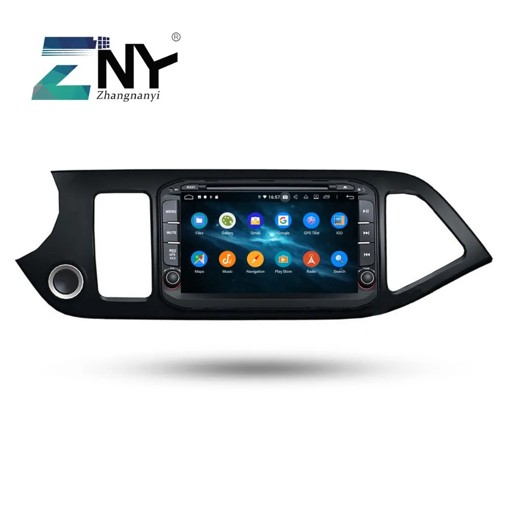8 &quotips 1024x600 Android 9 0 автомобильный стерео gps для Kia Morning Picanto 2011 2012 2013 2014 DVD Радио FM BT