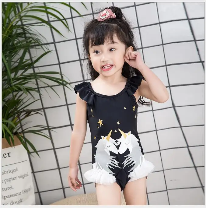 

little unicorn swimwear toddler girl Swimwear for unicorn party beach clothing for a holiday baby girl swimwear 3-6 pcs/lot