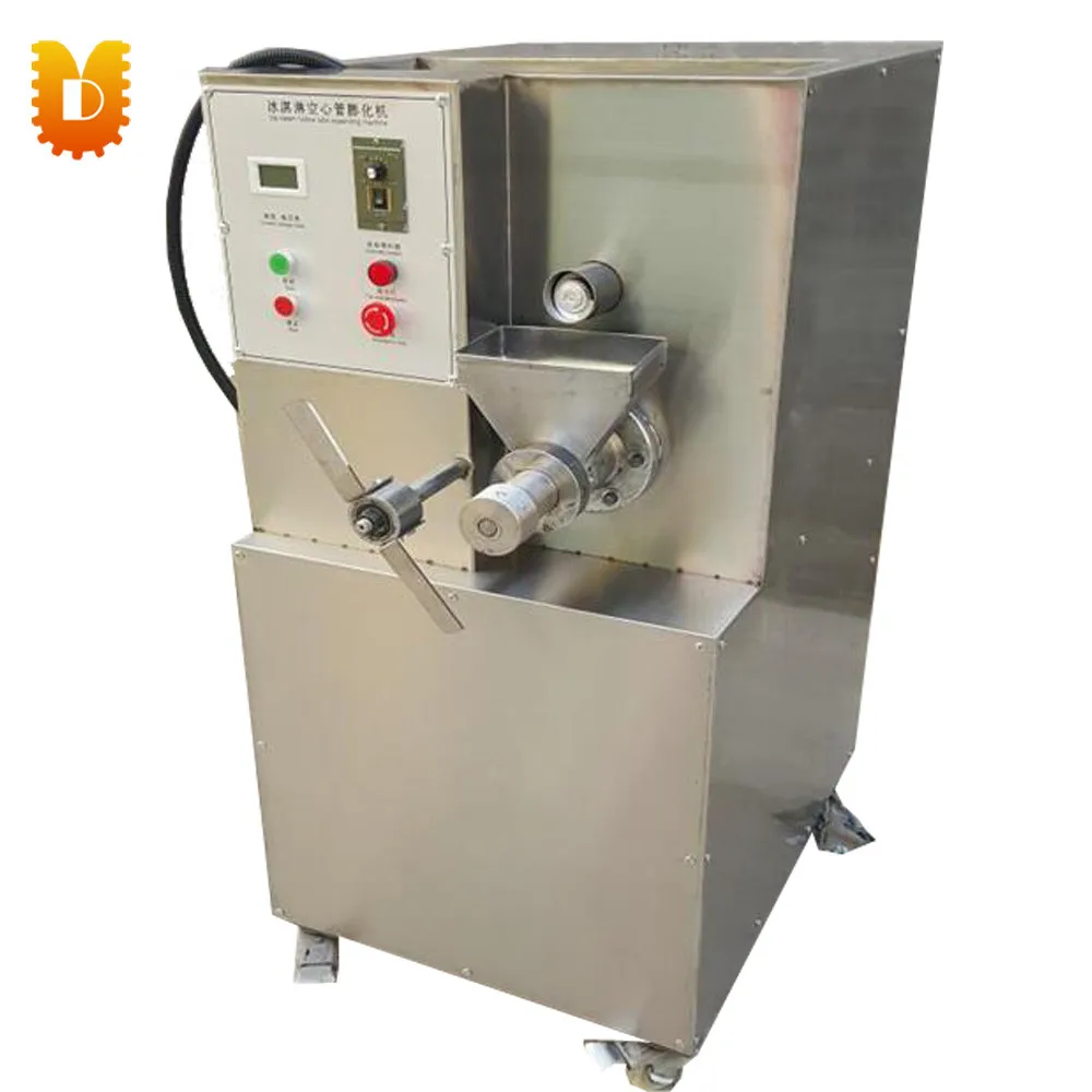 Ice Cream Hollow Tube Snack Food Extruder Bulking Machine Puffing