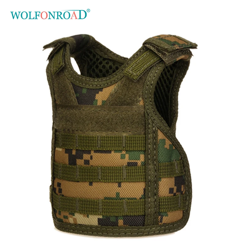 WOLFONROAD мини военный армейский Тактический Жилет Molle Beers рукав банки крышки бутылки держатель для напитков бутылки украшения L-SHZ-86