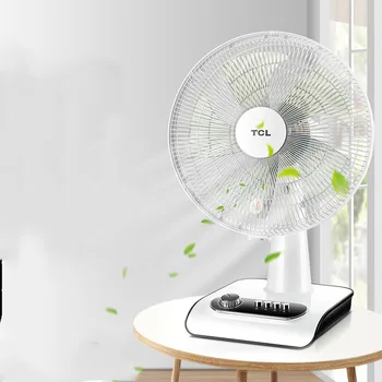 

Electric fan home table vertical timing shaking head student dormitory silent floor energy-saving desktop small fan FAN-12