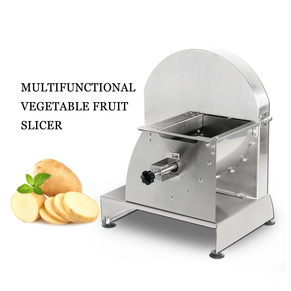 

Multi-function Manual Vegetable Fruit Slicer Stainless Steel Blade Handle Operation Sliced Kitchen Tool Large Utensil