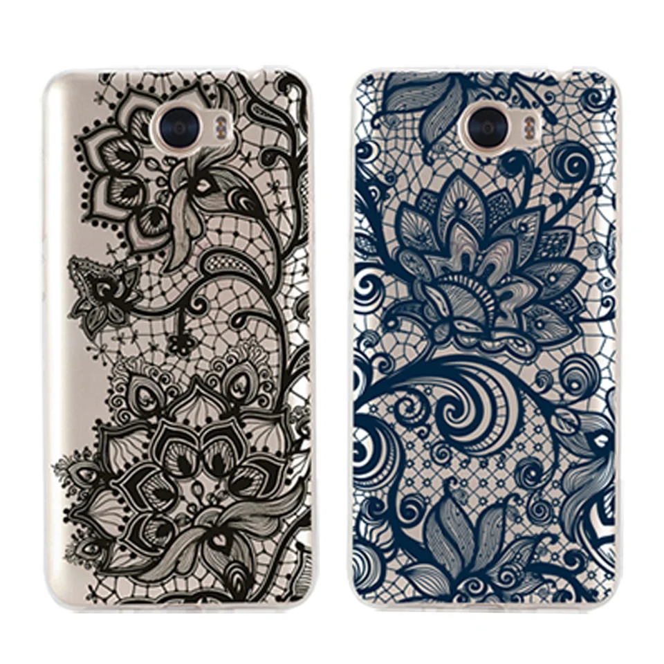 Fashion Lace Mandala Flower For Huawei P10 lite Honor 9 6A Y5 Y6 II Y7 Nova 2 Plus P8 P9 Lite 2017 Mate 10 Pro Phone Case |