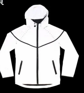 2019 Мужская Светоотражающая куртка модная свободная с капюшоном полностью отражающая куртка