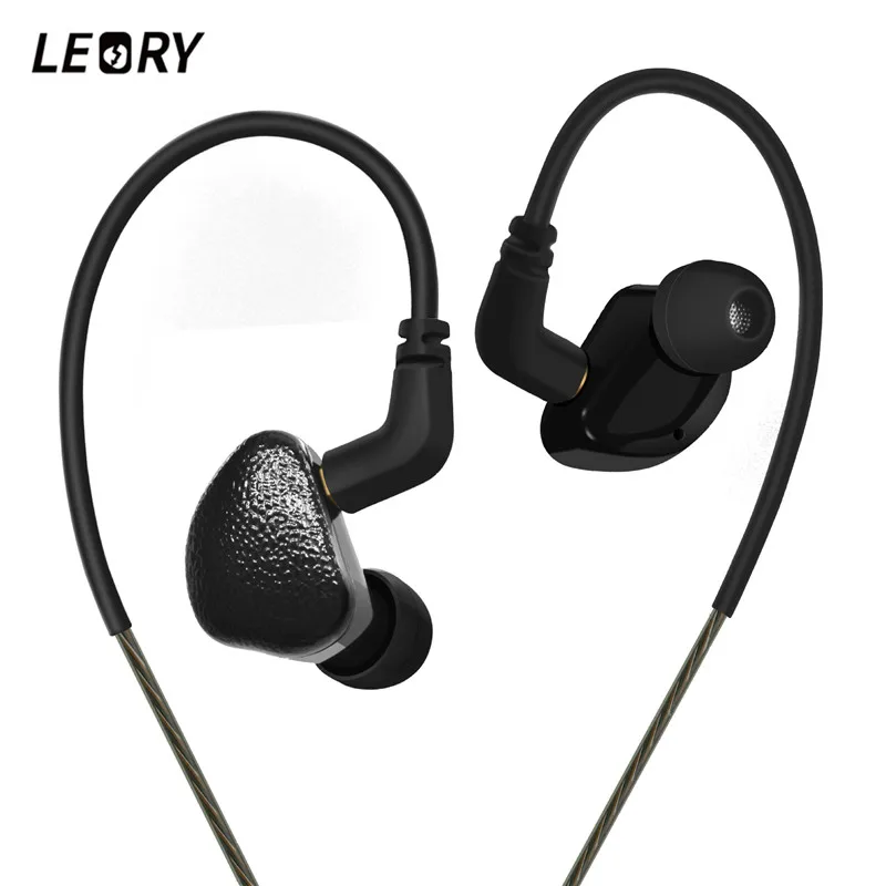 

LEORY EB1000 HiFi Audiophile Earphone 2DD+1BA HiFi Hyrid Earphone with Microphone DIY 3.5mm Professional In Ear Earphone
