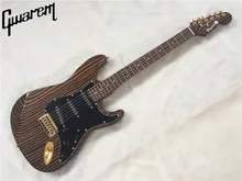 Electric guitar/Gwarem st guitar/zebrawood body and neck/with gold hardwareguitar in china Electric guitar/Gwarem st guitar/zebrawood body and neck/with gold hardwareguitar in china
