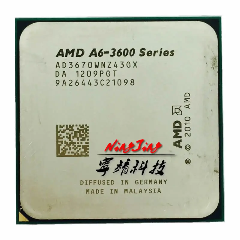 

AMD A6-Series A6-3670K A6 3670 k 2.7 GHz Quad-Core CPU Processor AD3670WNZ43GX Socket FM1