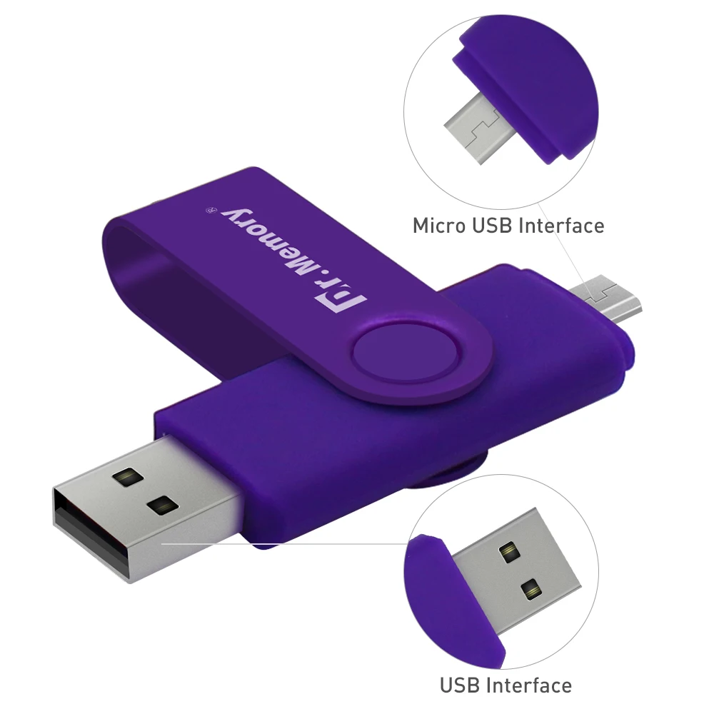 OTG USB флеш-накопители 64 ГБ для планшетов на Android, цветной металлический OTG флеш-накопитель для мобильного телефона, 32 ГБ, 4 ГБ, 8 ГБ, 16 ГБ, флеш-накопитель, карта памяти