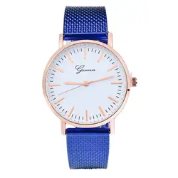 GENEVA женские классические кристаллический кремнезём гелевые наручные часы браслет часы reloj mujer silicona orologio donna elegante reloj mujer