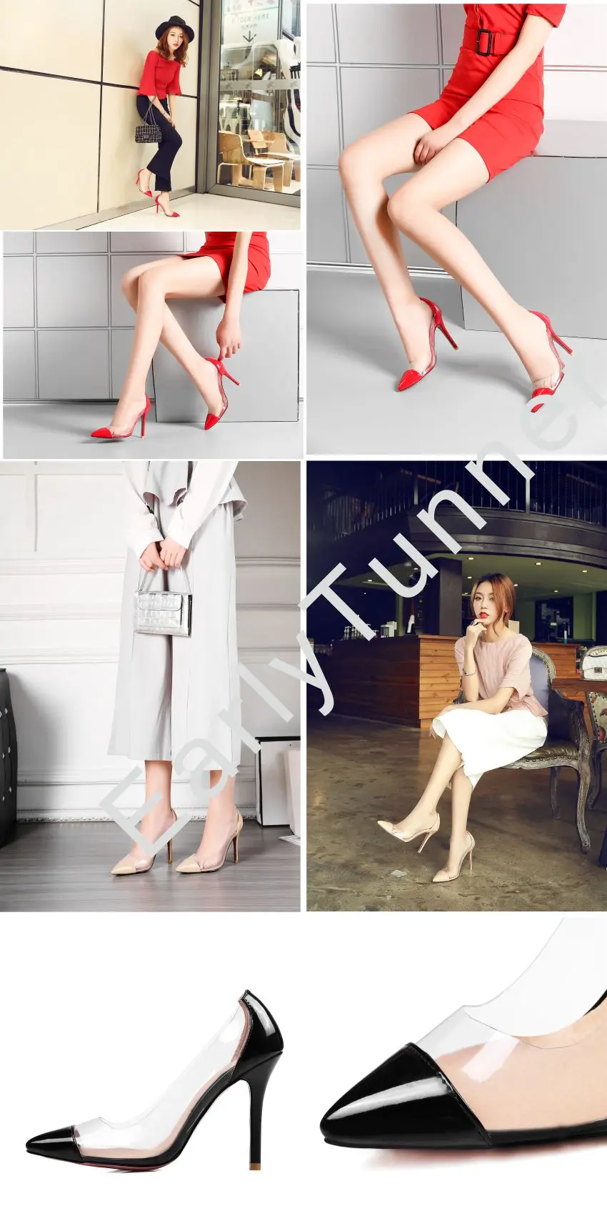 Горячая Распродажа, брендовые новые женские вечерние туфли-лодочки в деловом стиле, цвета: черный, красный пикантная женская повседневная обувь на высоком каблуке абрикосового цвета EM19, большие размеры 31, 47, 12